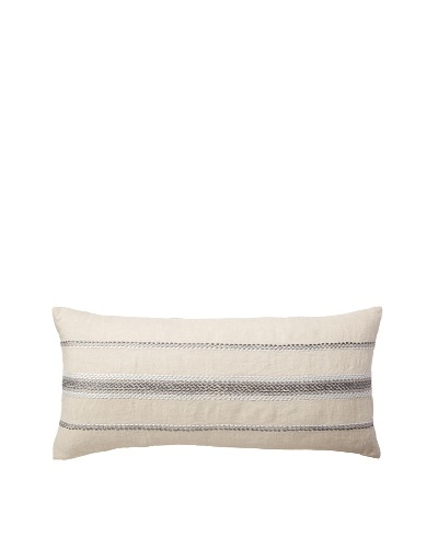 Coyuchi Ombre Linen Pillow, Natural/Gray