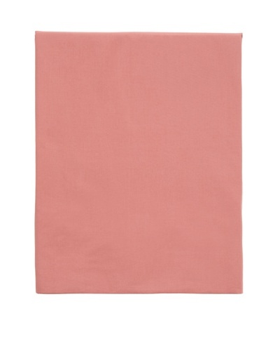 Coyuchi Washed Percale Fitted Sheet [Dusty Rose]