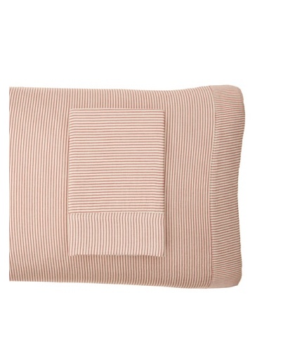 Coyuchi Mini Stripe Cotton/Linen Envelope Pillowcase