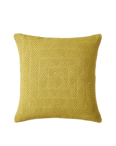 Coyuchi Diamond Crochet Pillow