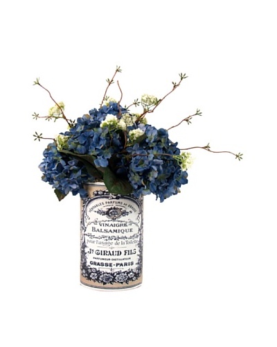 Creative Displays Blue Hydrangea Floral in Label Pot