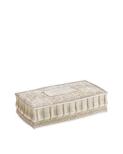 Creative Scents Victoria Rectangle Tissue Box, Beige