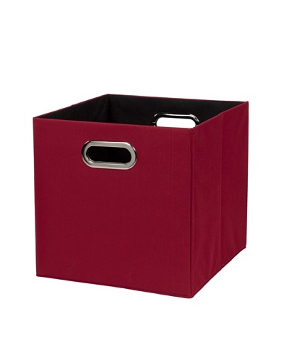CreativeWare Fold-N-Store Crate, Red