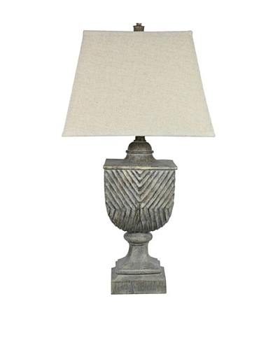 Beachwood Table Lamp, Distressed GrayAs You See