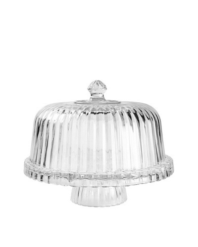 Crystal Clear Alexandria 12 Reversible Domed Cake PlateAs You See