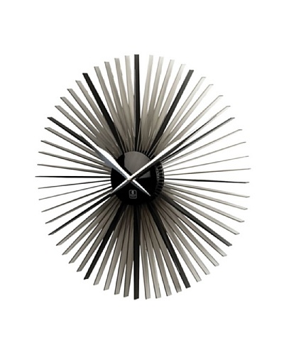 Daisy Acrylic Wall Clock with Silver Plated Hands, 20