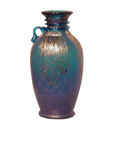 Dale Tiffany Blue Vase, 5 x 10