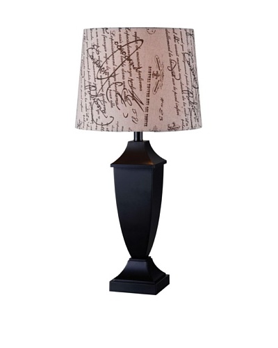 Design Craft Claridge Table Lamp