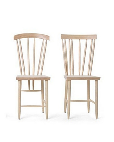 Design House Stockholm Three & Four Family Chair Duo, Natural