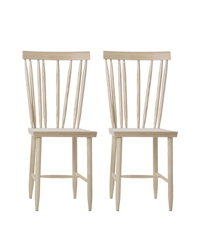 Design House Stockholm Set of 2 Four Family Chairs, Natural