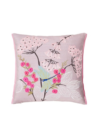 Designers Guild Kimono Blossom Cushion, Heather, 20 x 20