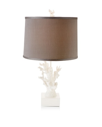 Diamond Reef Coral Design Table Lamp [Grey/White]
