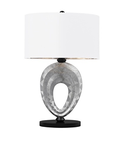 Dimond Lighting Dulce Composite Table Lamp, Silver/Black