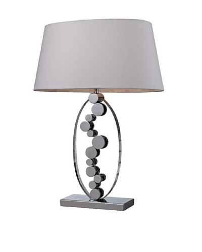 Dimond Lighting Sidney Crystal Table Lamp with Chrome Accents