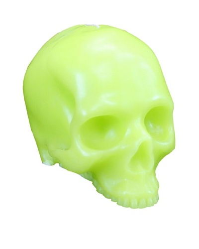 D.L. & Co. Skull Candle, Green, Medium
