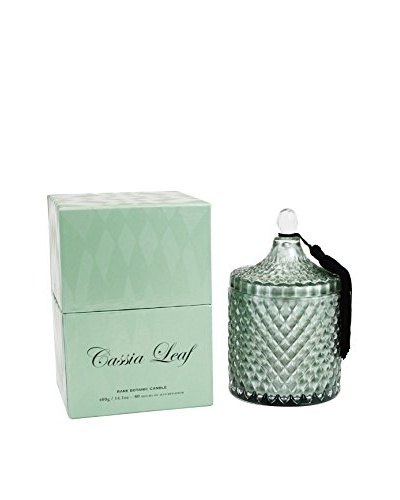 D.L. & Co. Diamond Glass 14-Oz. Jar Candle, Cassia Leaf