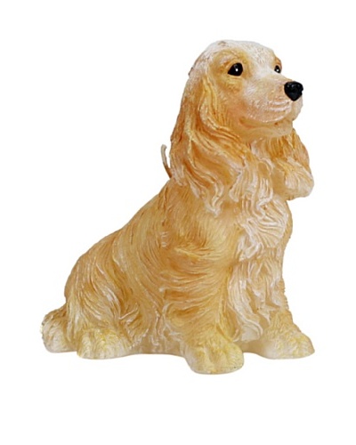D.L. & Co. Cocker Spaniel Hand-Painted Candle