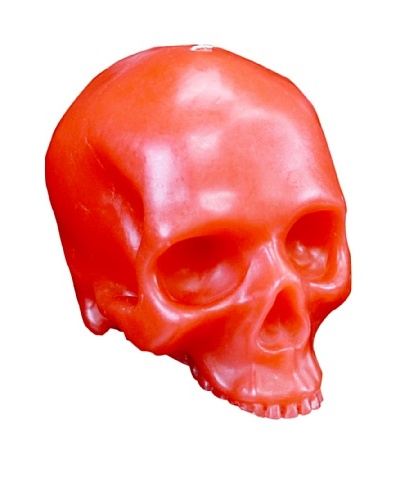 D.L. & Co. Skull Candle, Red, Medium