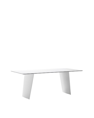 DOMITALIA Stone Table, White