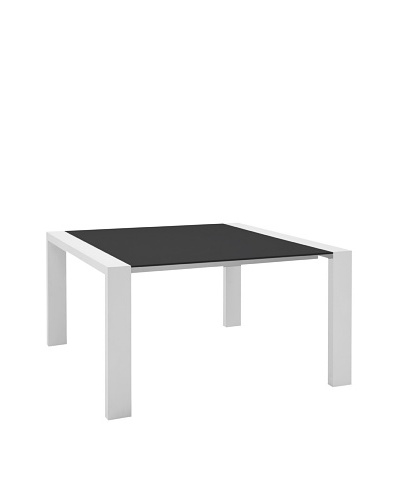 Domitalia Fashion-Q Square Table, White/BlackAs You See