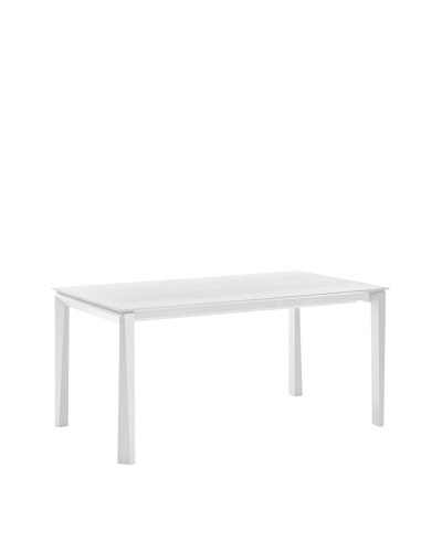 Domitalia Universe Rectangular Table, White