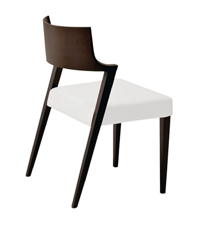 Domitalia Lirica Chair, White/Wenge