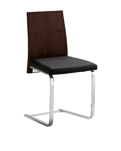 Domitalia Jeff Chair, Black/Wenge