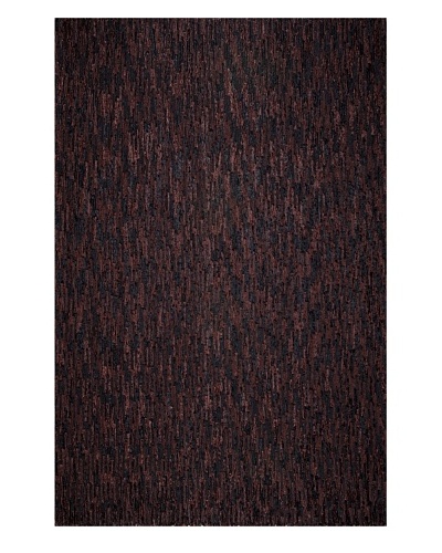 Dreamweavers Velour Rug, Black/Brown, 6' x 9'