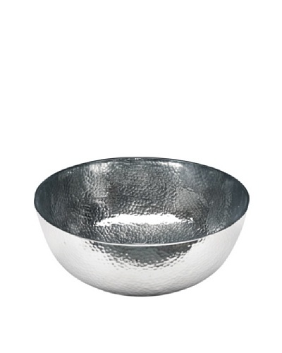 Dynasty Gallery Metal Hammered Round Bowl