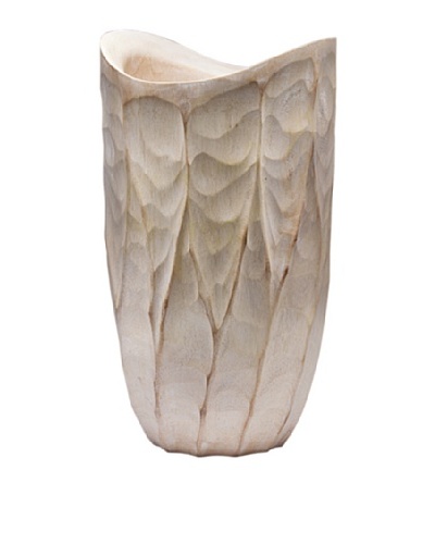 Dynasty Gallery Hand Carved Flame Vase