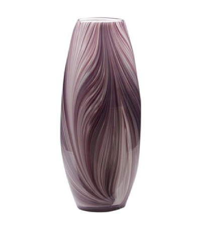 Dynasty Glass Viola Collection - Beehive Vase - Violet Feather