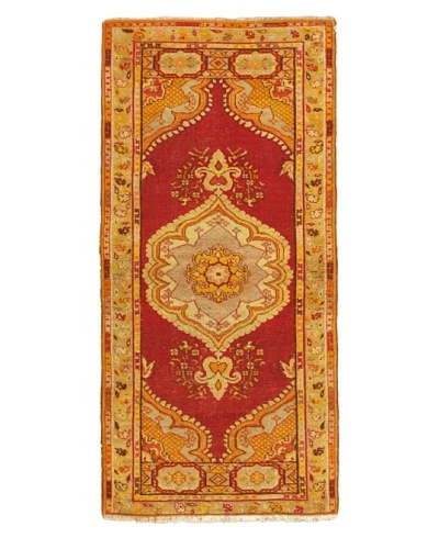 eCarpet Gallery Vintage Anatolian Rug, Light Grey/Red, 3' 2 x 6' 1