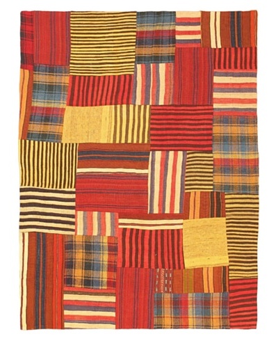 eCarpet Gallery Bohemian Kilim Rug, Red, 4' 9 x 6' 5