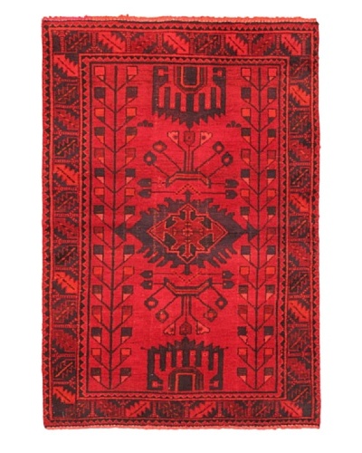 eCarpet Gallery Color Transition Rug, Light Red/Red, 3' 2 x 4' 8