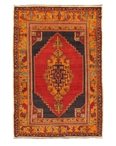 eCarpet Gallery Anatolian Rug, Black Red/Red, 4' 3 x 6' 7