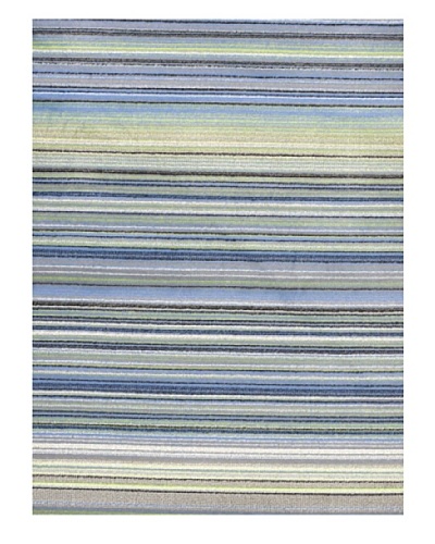 Ecarpetgallery Rugs Chroma Missonia Blue Abstract Rug, Light Blue, 5' 5 x 7' 9