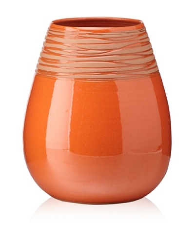 Ecorce d'Orange Hand-Made Ceramic Vase