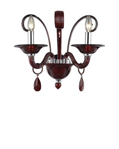 Elegant Lighting Muse Wall Sconce, RedAs You See