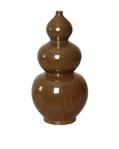 Emissary Ceramic Triple Gourd Vase