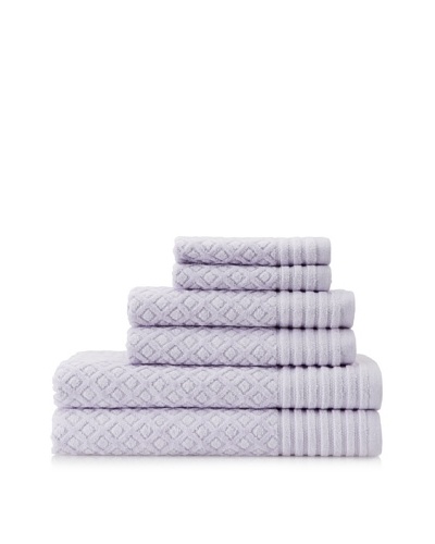 Espalma Diamonds 6-Piece Towel Set, Lavender
