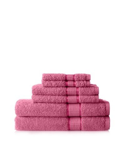 Espalma Ambassador 6-Piece Towel Set, Raspberry
