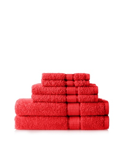 Espalma Ambassador 6-Piece Towel Set, Red