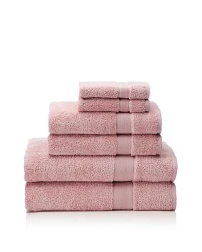Esplama 6-Piece Signature Bath Towel Set, Rose