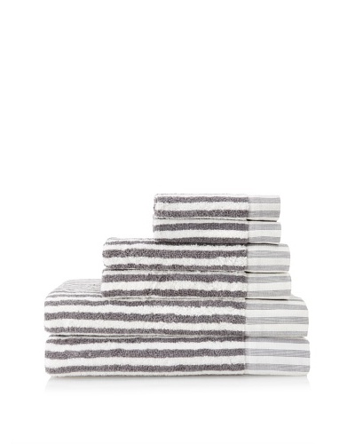 Esplama 6-Piece Country Road Stripes Towel Set