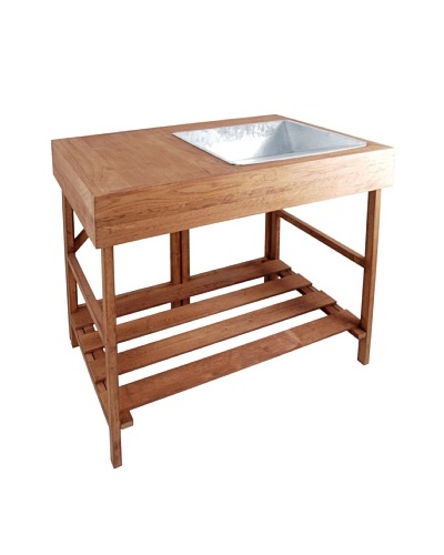 Esschert Design Hardwood Potting Table