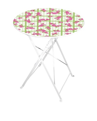Esschert Design Tea Towel/Flower-Print Bistro Table, Multi