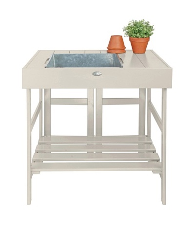 Esschert Design USA Potting Table, White