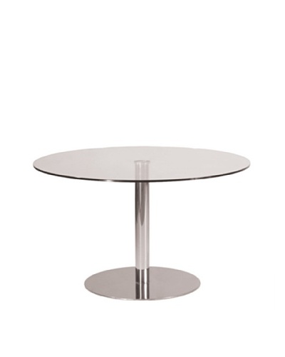 Euro Home Collection Kate Round Glass Top Table