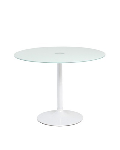 Euro Home Collection Elena Round Glass Top Table