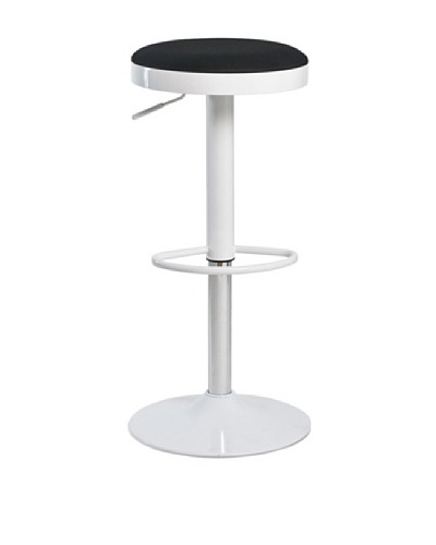 Euro Home Collection Carrie Adjustable Barstool, Black